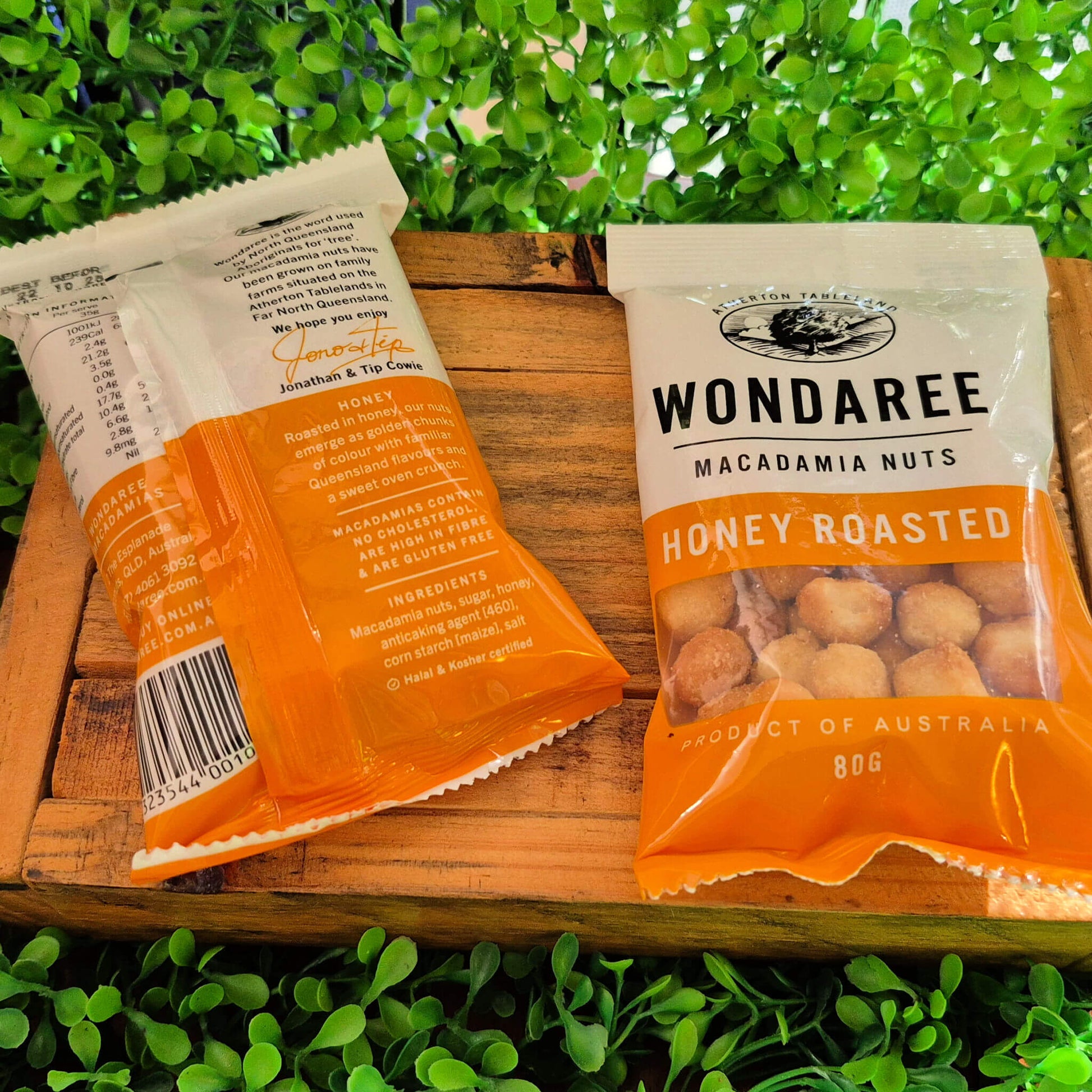 Wondaree Macadamia Nuts - Honey Roasted - Far North Plantations