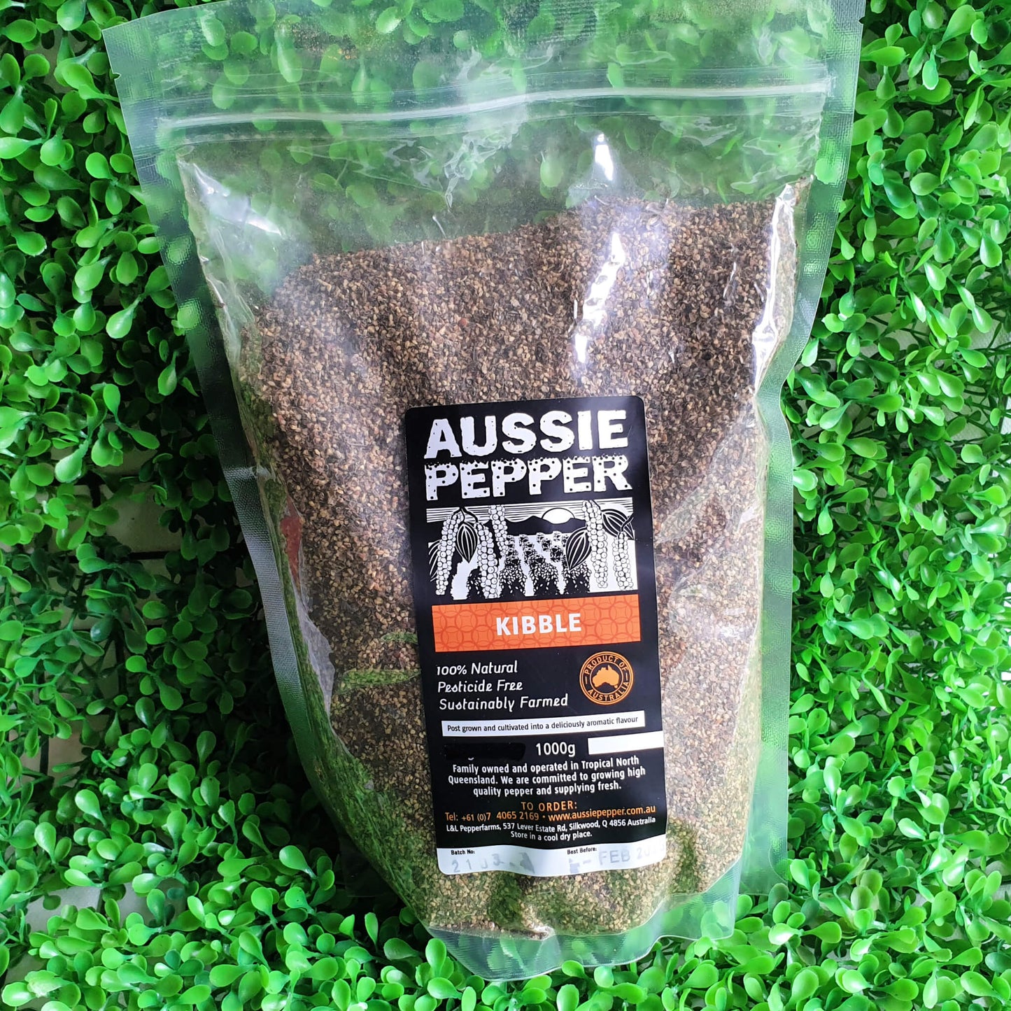 Kibble Black Aussie Pepper 1kg - Far North Plantations